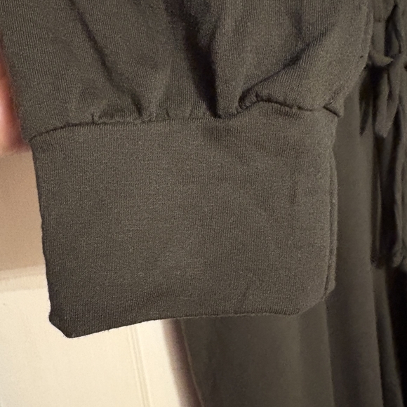 Gap Long Sleeve Fleece Jumpsuit In Deep Women’s Size Large - Picture 7 of 11